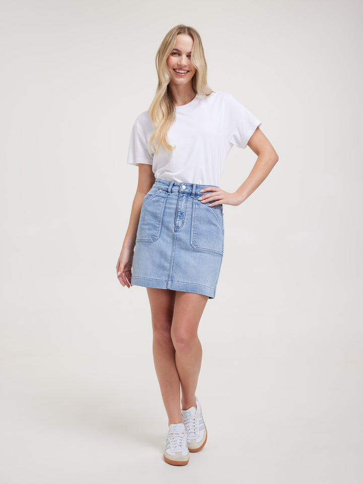 Just Jeans Amaze Tessa Mid Thigh Skirt