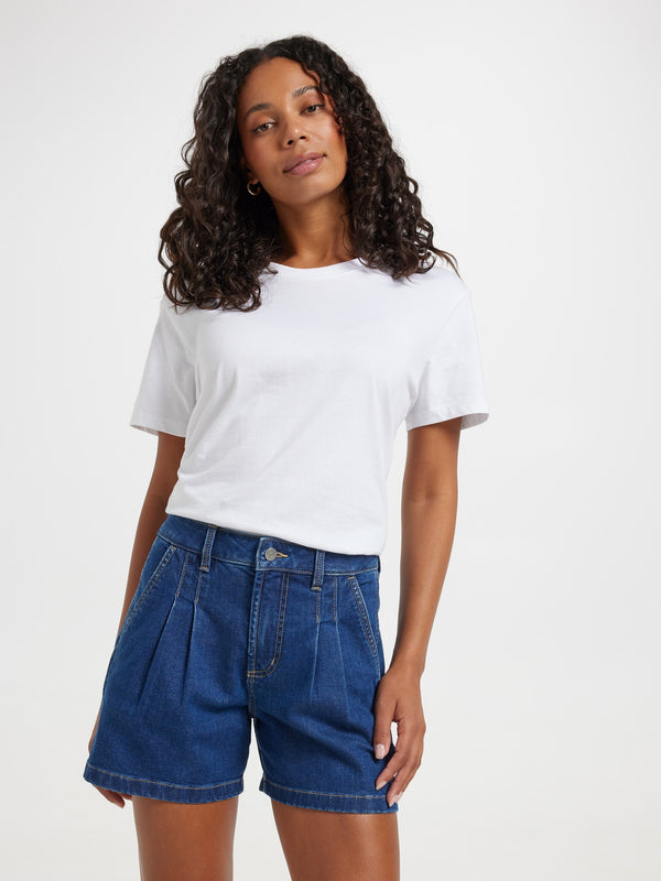 Just Jeans Originals High Rise Pleat Front Short