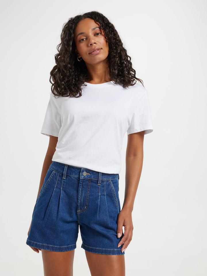 Just Jeans Originals High Rise Pleat Front Short