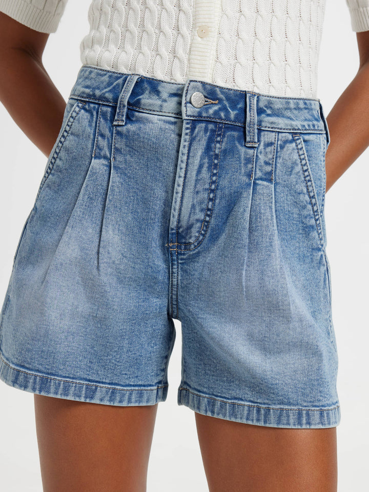 Just Jeans Originals High Rise Pleat Front Short