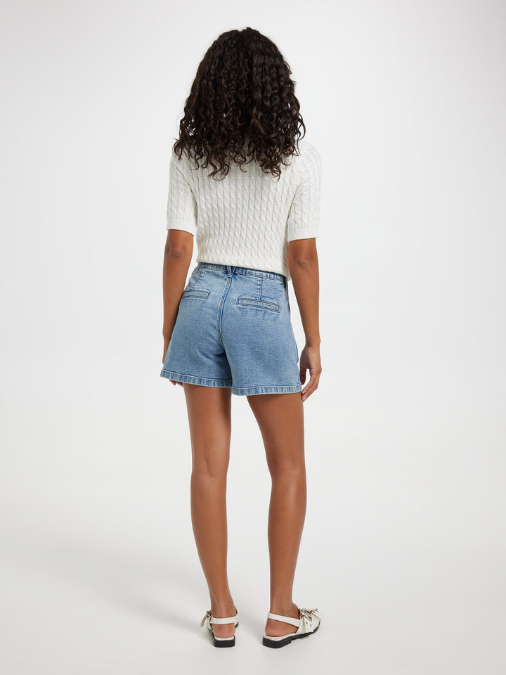 Just Jeans Originals High Rise Pleat Front Short