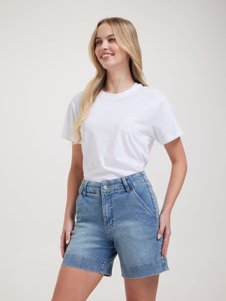 Just Jeans Originals High Rise Tailored Bermuda Short