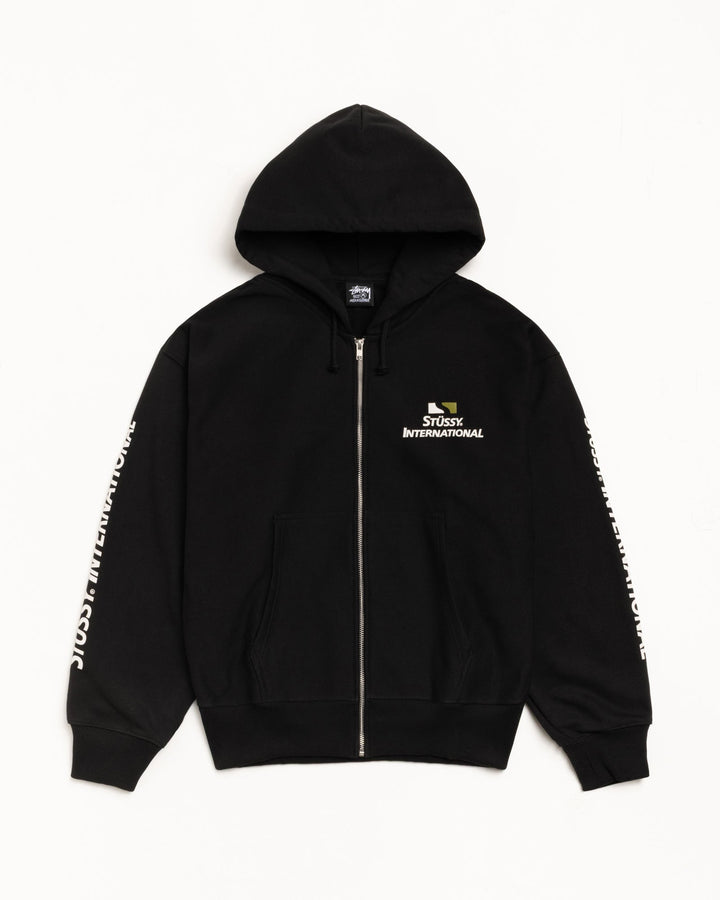STÜSSY INTERNATIONAL ZIP HOODIE