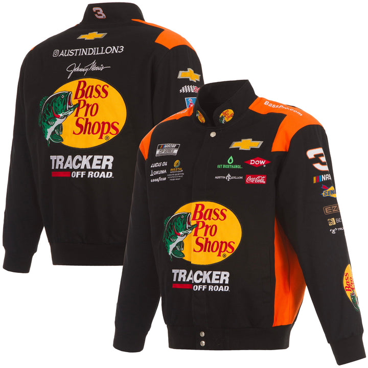 Austin Dillon JH Design NASCAR Bass Pro Shops Uniform Full-Snap Jacket