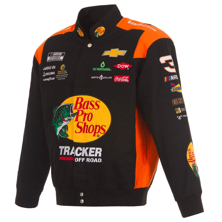 Austin Dillon JH Design NASCAR Bass Pro Shops Uniform Full-Snap Jacket