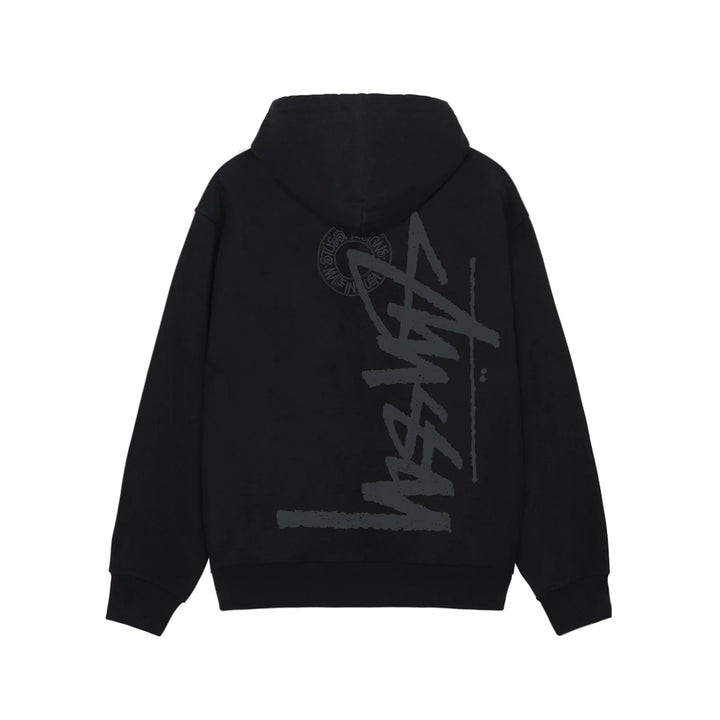 Stussy Buana Stock Full Zip Black Hoodie