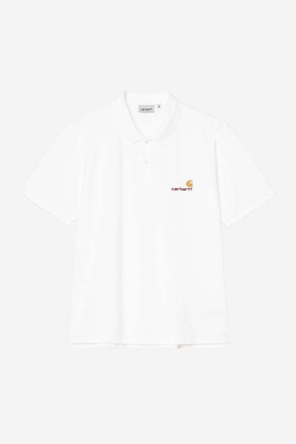 S/S American Script Polo