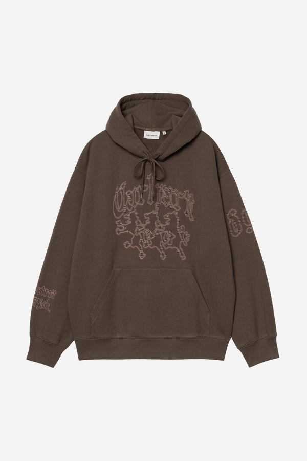 Hooded Hackwork Sweatshirt