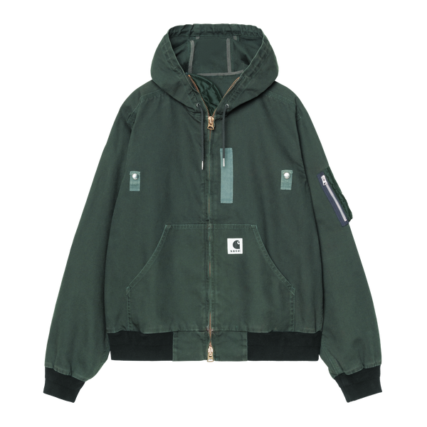 sacai x Carhartt WIP Washed Duck Hooded Blouson