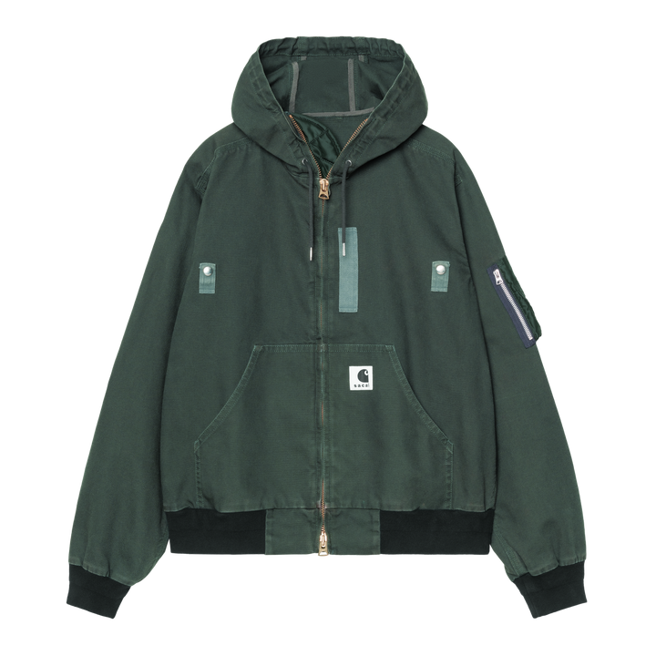 sacai x Carhartt WIP Washed Duck Hooded Blouson