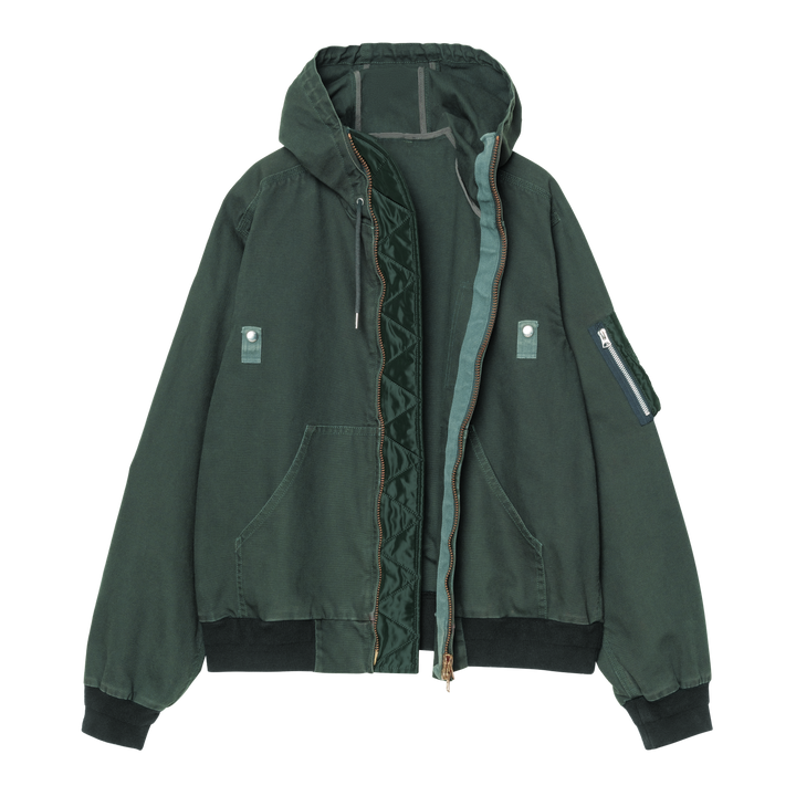 sacai x Carhartt WIP Washed Duck Hooded Blouson