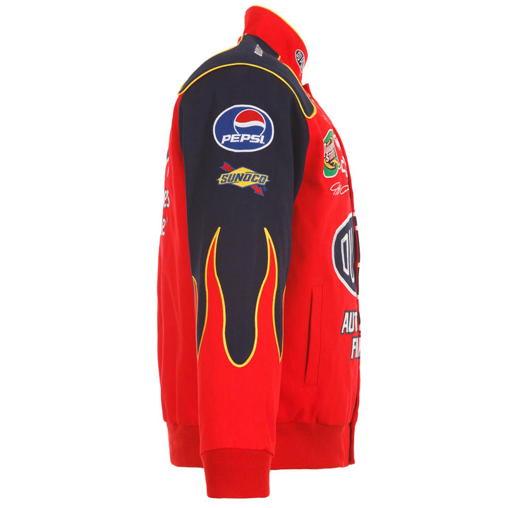 2024 Jeff Gordon JH Design NASCAR Dupont Navy-Red Uniform Full-Snap Jacket