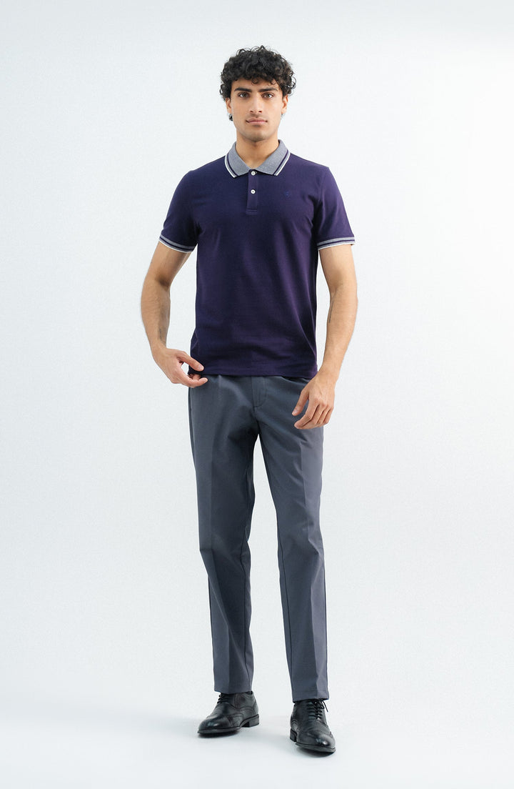 Stretch Polo Shirt - Purple