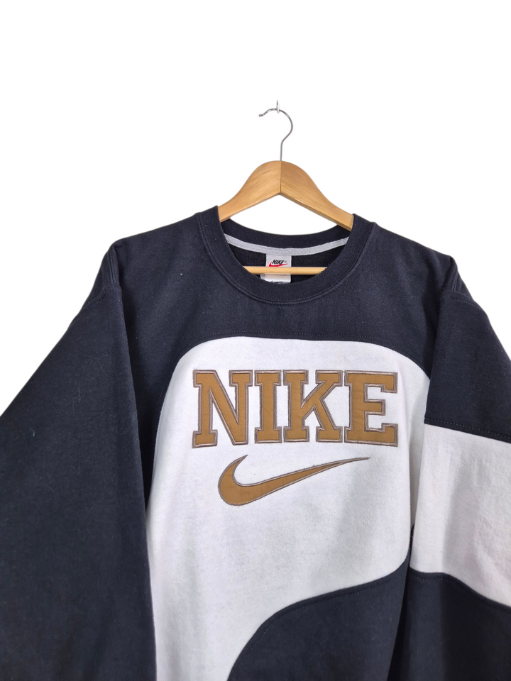Nike 90s spell out sweater maat M