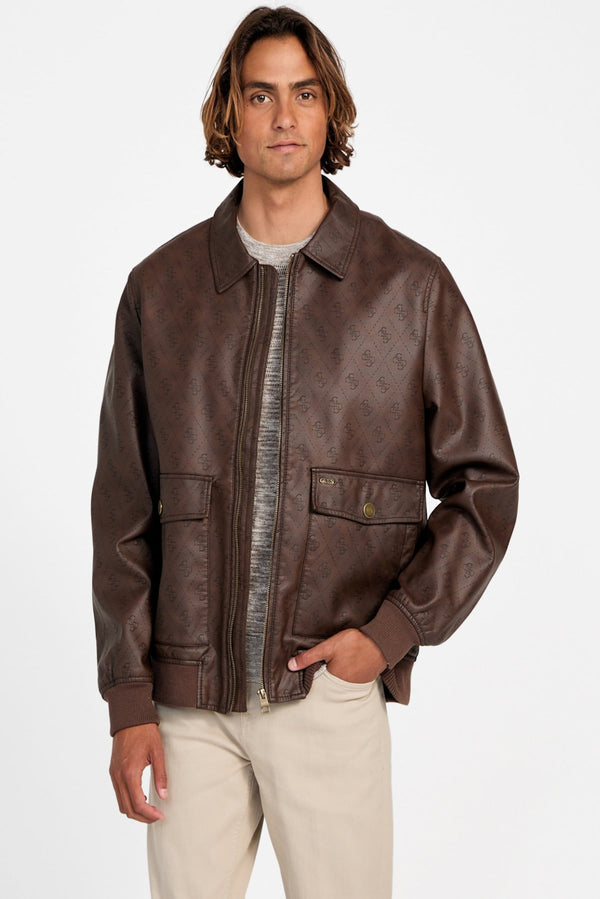 Real Leather Aviator Jacket