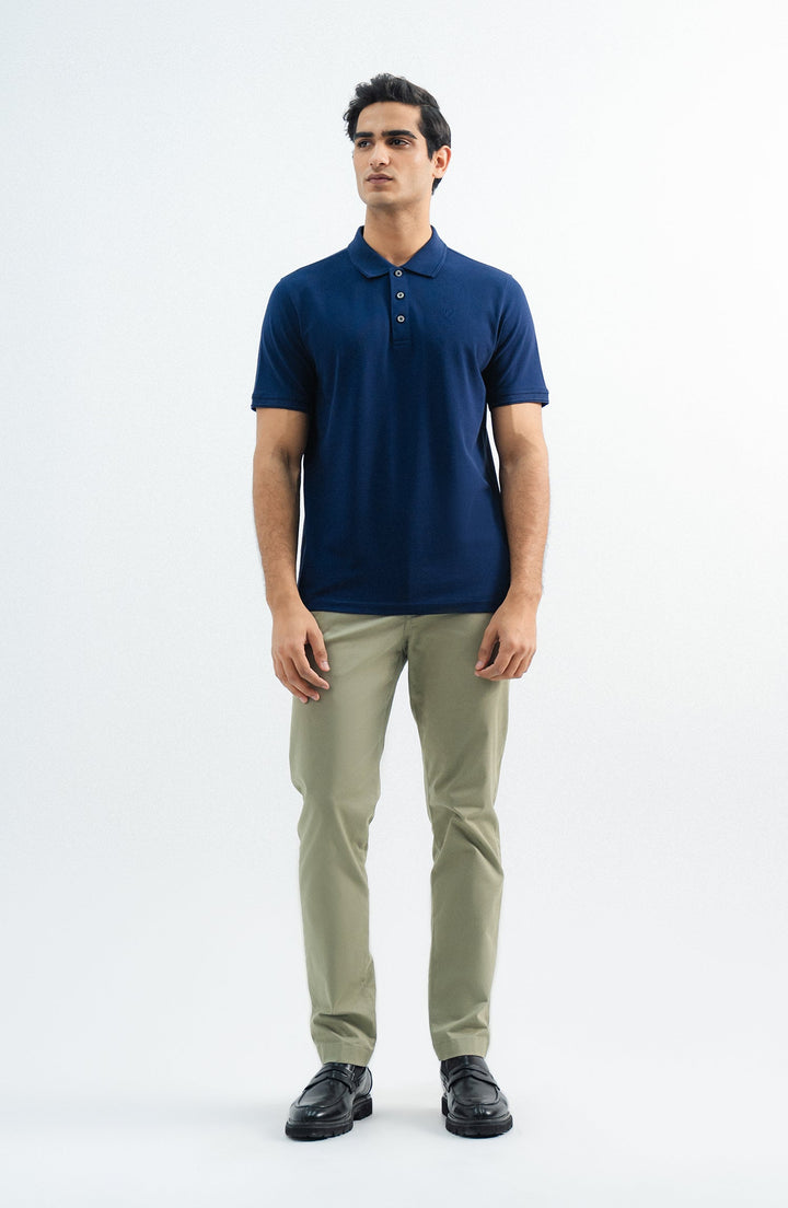 Classic Navy Blue Polo Shirt