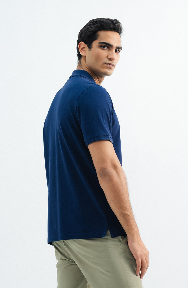 Classic Navy Blue Polo Shirt