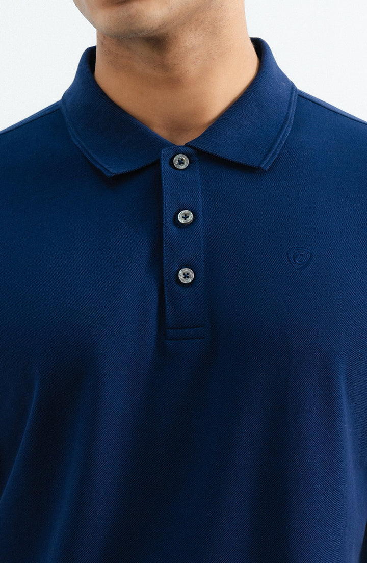 Classic Navy Blue Polo Shirt