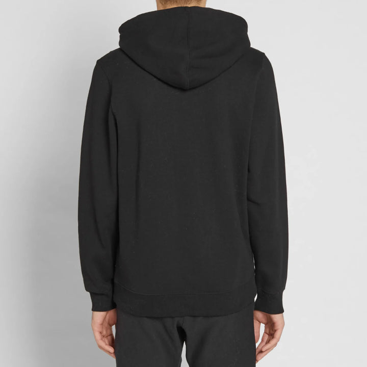 Stussy Bars Logo Appliqué Black Hoodie