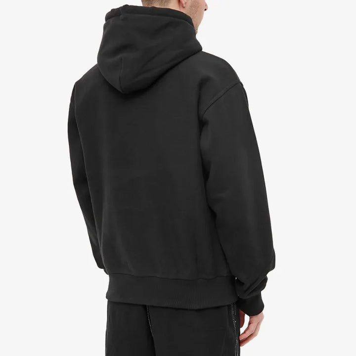 Stussy Black Flames Terry Hoodie
