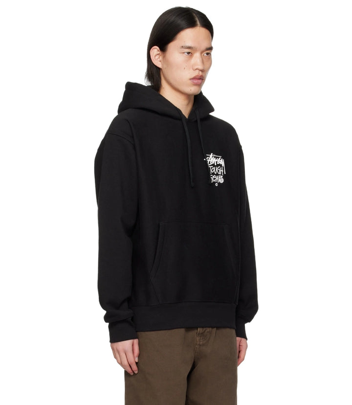 Stussy Black Tough Gear Hoodie – Dropped Shoulders Fit