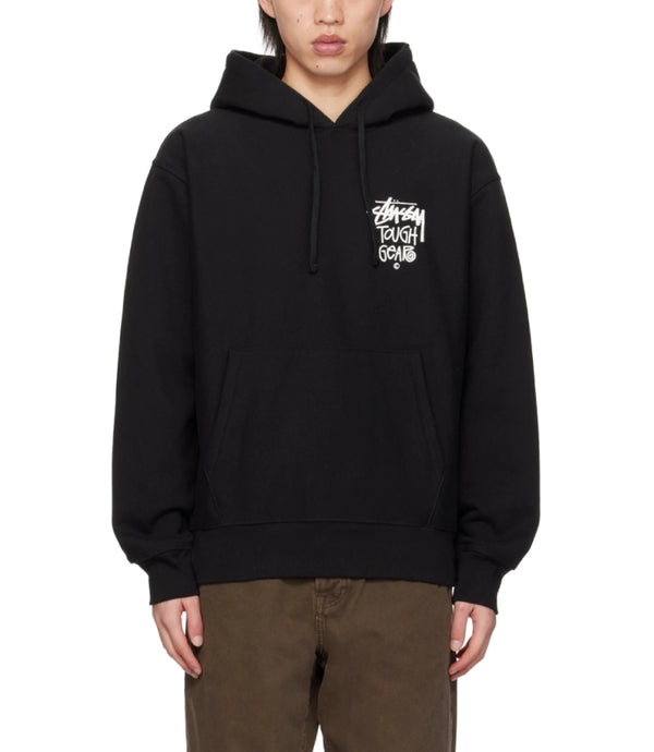 Stussy Black Tough Gear Hoodie – Dropped Shoulders Fit