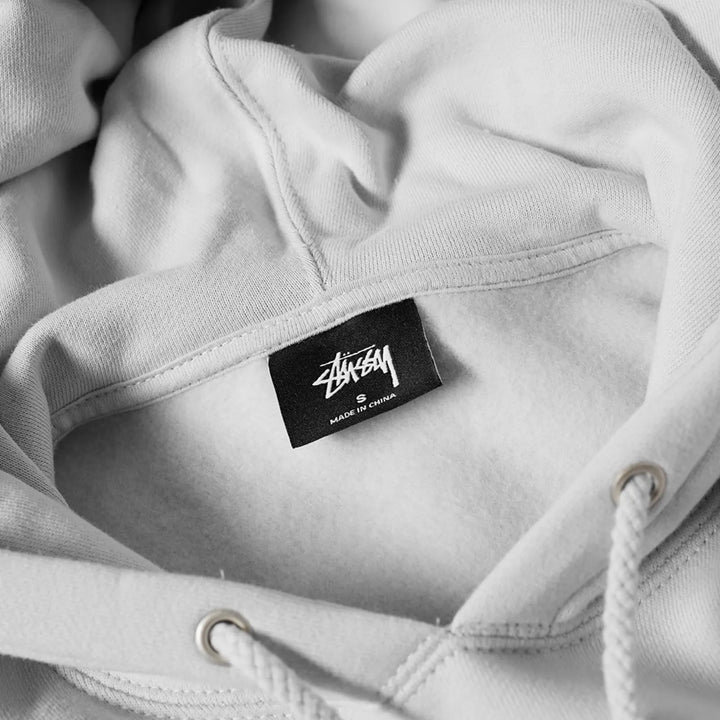 Stussy Fog Chenille Script Hoodie – Classic Texture