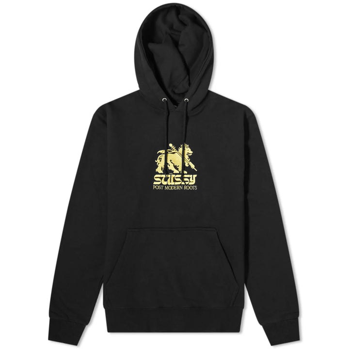 Stussy Lion Logo Black Hoodie – Stussy Basic