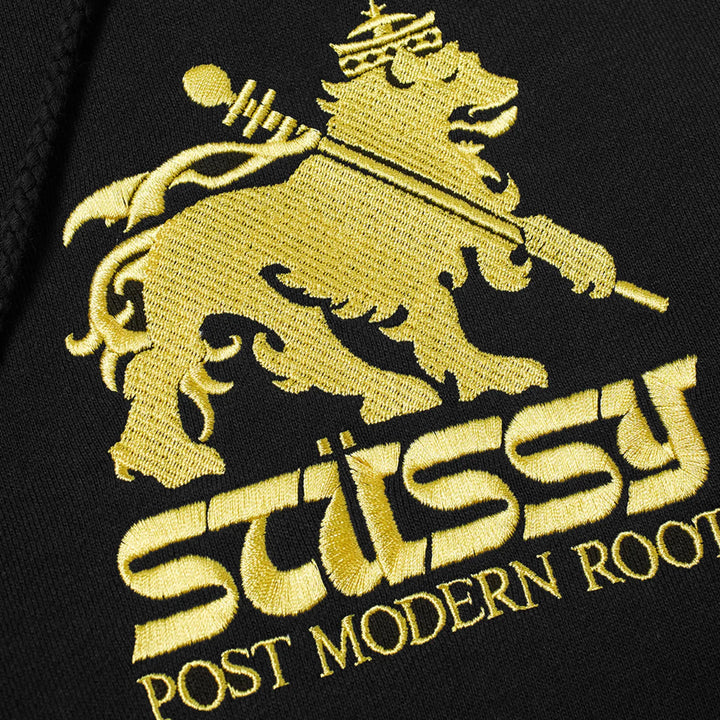 Stussy Lion Logo Black Hoodie – Stussy Basic