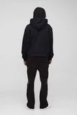Boxy Graphic Heart Zip Through Hoodie