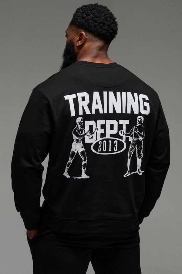 Man Active Training Dept Oversized Sweatshirt