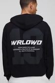 Oversized Boxy Waffle 13 Printed Hoodie