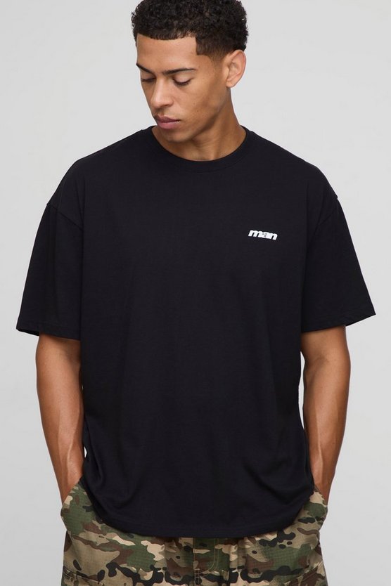 Black Oversized Limited Edition High Build Floral T-Shirt