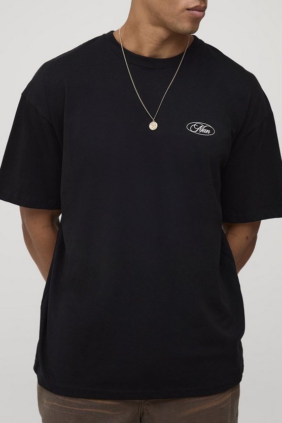 Black Oversized No Beef Just Vibes T-Shirt