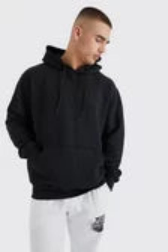 Oversized Virtues Graphic Hoodie