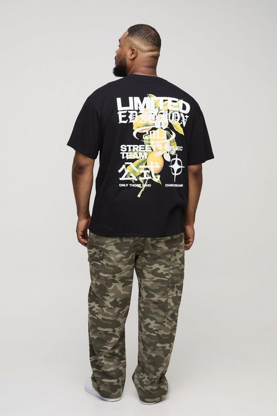 Plus Oversized Limited Edition Floral Print T-Shirt