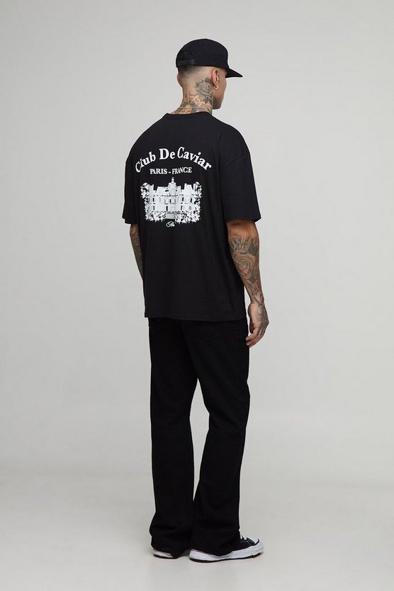Tall Oversized Club De Caviar T-Shirt