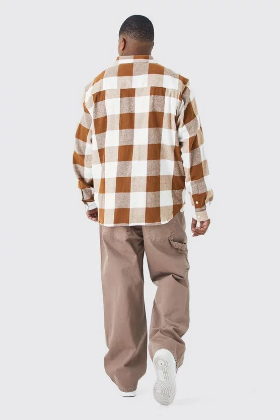 Plus Relaxed Rigid Overdyed Carpenter Jeans