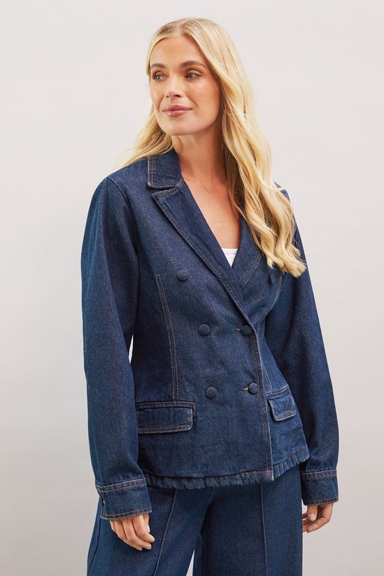 Wallis Petite Denim Blazer
