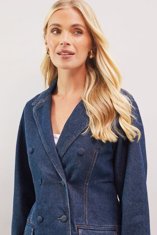 Wallis Petite Denim Blazer