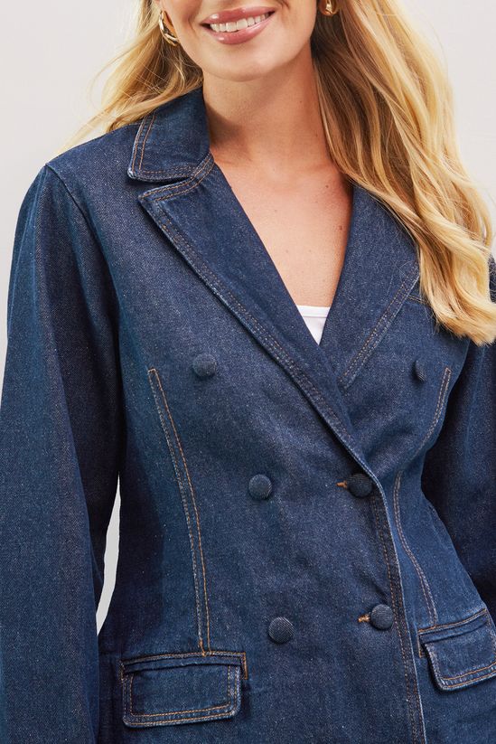Wallis Petite Denim Blazer