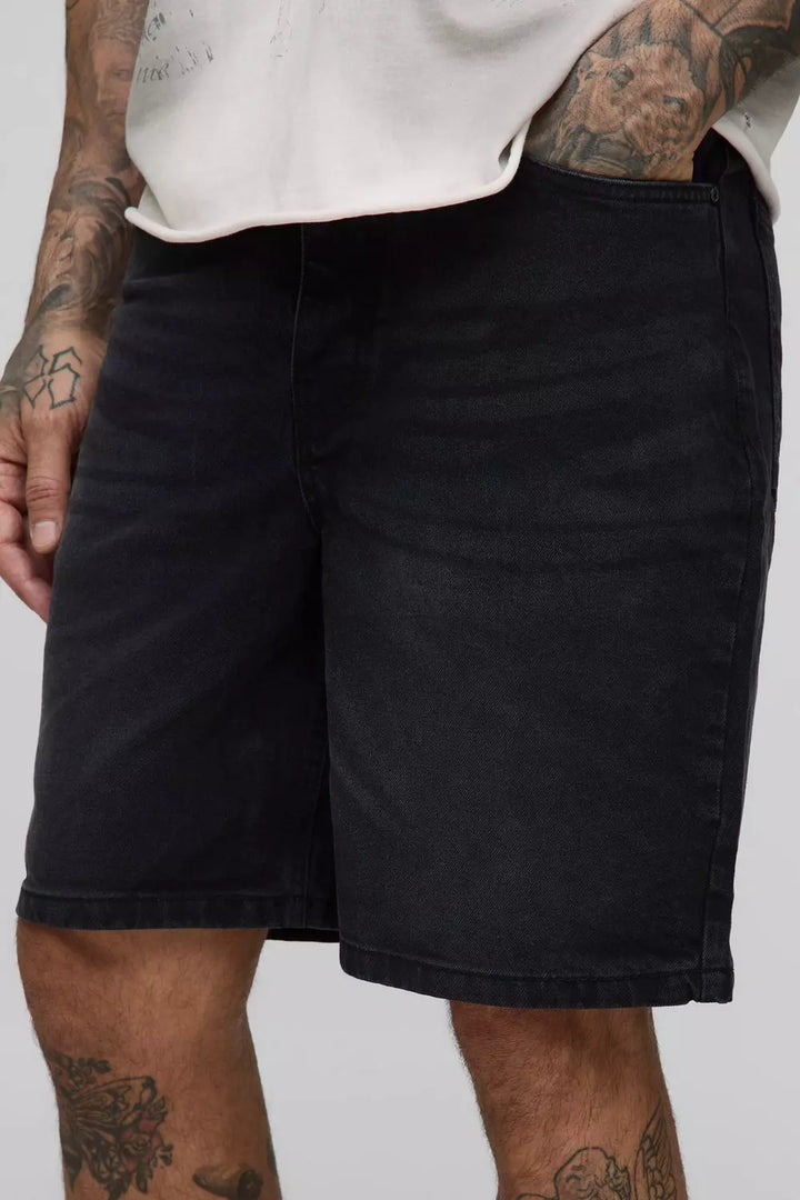 Tall Relaxed Rigid Denim Shorts