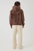 Smart Oversized Boxy Super Heavyweight Puff Print Hoodie