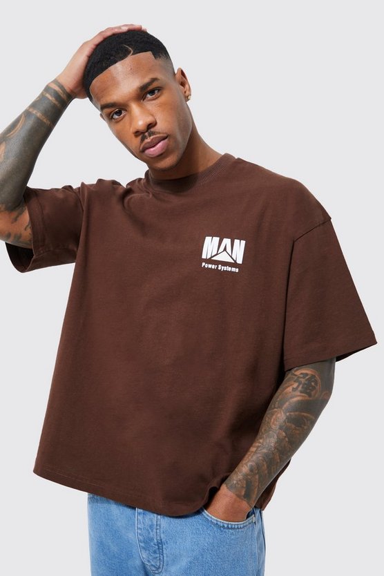 Oversized Over Seams Boxy Rally Graphic T-shirt