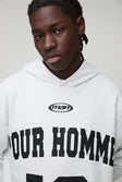 Oversized Homme Printed Hoodie