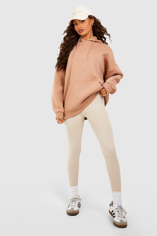 Embroidered Back Oversized Hoodie