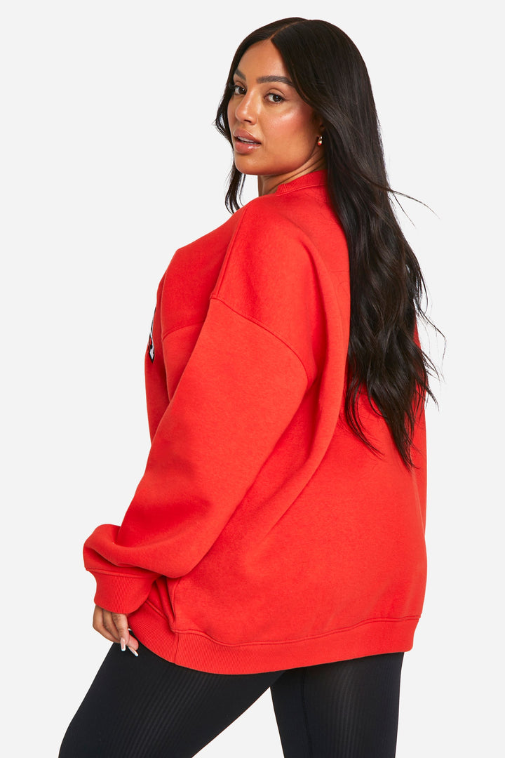 Plus California Applique Oversized Sweatshirt