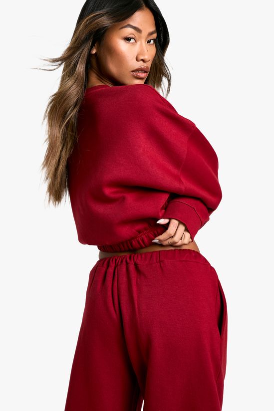 The Bronx Applique Oversized Cropped Sweatshirt
