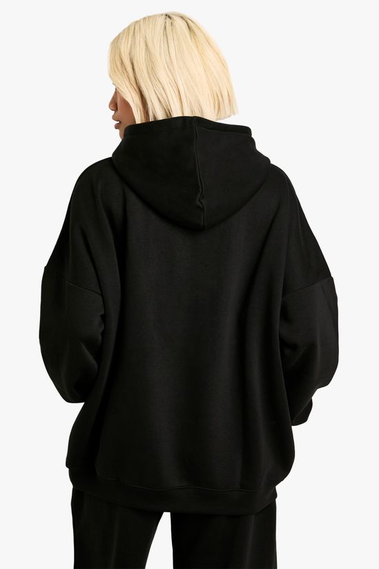 Los Angeles Diamante Hotfix Applique Oversized Hoodie