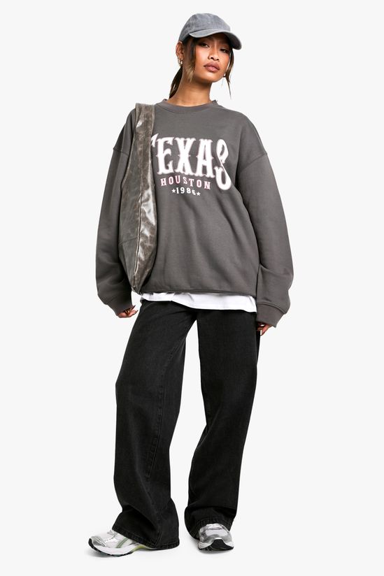 Texas Houston Oversized Sweatshirt